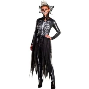 Adult Gothic Skeleton Queen costume in Medium